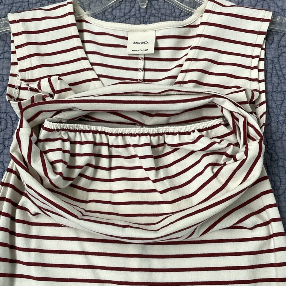Boob Design Midi Maternity Dress - Nursing Friendly! - Picture 4 of 8